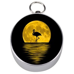 Moon Reflection Flamenco Animal Silver Compasses by Simbadda