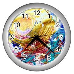 June Gloom 10 Wall Clocks (silver)  by bestdesignintheworld