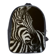 Zebra School Bag (xl) by ArtByThree