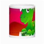 Dinosaur Dino Baby Dino Lizard Morph Mugs Center