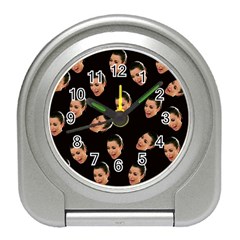 Crying Kim Kardashian Travel Alarm Clocks by Valentinaart