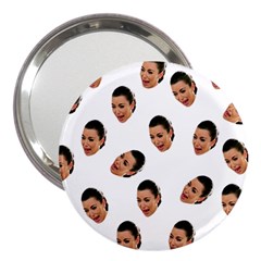 Crying Kim Kardashian 3  Handbag Mirrors by Valentinaart