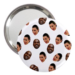 Crying Kim Kardashian 3  Handbag Mirrors by Valentinaart