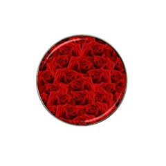 Romantic Red Rose Hat Clip Ball Marker (10 Pack) by LoolyElzayat