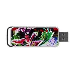 Lilac And Lillies 3 Portable Usb Flash (two Sides) by bestdesignintheworld