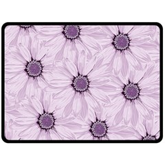 Background Desktop Flowers Lilac Double Sided Fleece Blanket (large)  by Sapixe