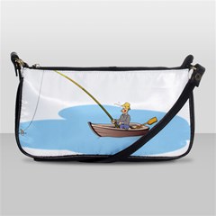 Fishing Fish Fisherman Boat Mare Shoulder Clutch Bags by Sapixe