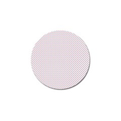 Usa Flag Red And Flag Blue Stars Golf Ball Marker (4 Pack) by PodArtist