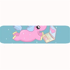 Long Distance Lover - Cute Unicorn Large Bar Mats by Valentinaart