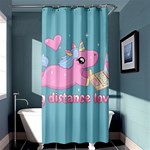 Long distance lover - Cute Unicorn Shower Curtain 36  x 72  (Stall)  Curtain(36 X72 ) - 33.26 x66.24  Curtain(36 X72 )