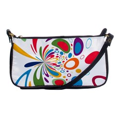 Light Circle Background Points Shoulder Clutch Bags by Nexatart