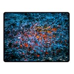 Water Color Orange Fleece Blanket (Small) 50 x40  Blanket Front