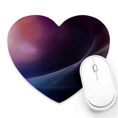 Abstract Form Color Background Heart Mousepads by Nexatart