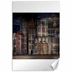 Architecture City Home Window Canvas 12  X 18   by Nexatart