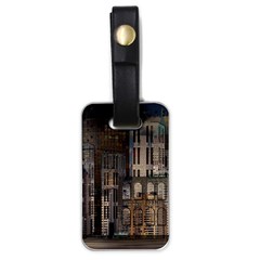 Architecture City Home Window Luggage Tags (one Side)  by Nexatart