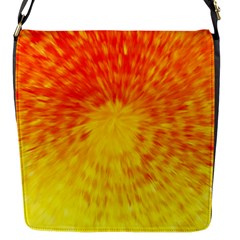 Abstract Explosion Blow Up Circle Flap Messenger Bag (s) by Nexatart