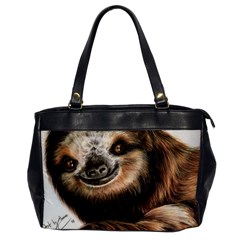 Sloth Smiles Office Handbags by ArtByThree