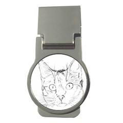 Cat Feline Animal Pet Money Clips (round)  by Sapixe