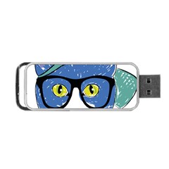 Drawing Cat Pet Feline Pencil Portable Usb Flash (two Sides) by Sapixe