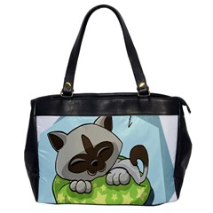 Kitten Kitty Cat Sleeping Sleep Office Handbags by Sapixe