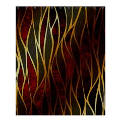 Snake In The Grass Red And Black Seamless Design Shower Curtain 60  X 72  (medium)  by flipstylezfashionsLLC