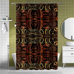 Gorgeous Aztec Design By Kiekie Strickland Shower Curtain 48  X 72  (small)  by flipstylezfashionsLLC