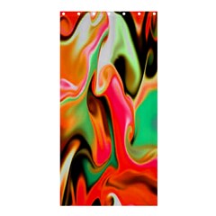 Catch The Waves Smoky Red Orange Haze  Shower Curtain 36  X 72  (stall)  by flipstylezfashionsLLC