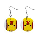 Kawaii cute Tennants Lager Can Mini Button Earrings Front