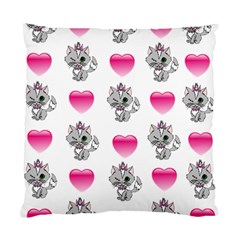 Evil Sweetheart Kitty Standard Cushion Case (one Side) by IIPhotographyAndDesigns