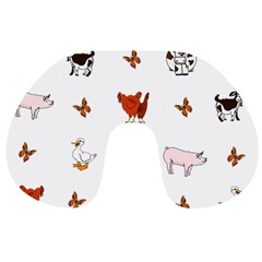 Farm Animals Travel Neck Pillows by IIPhotographyAndDesigns