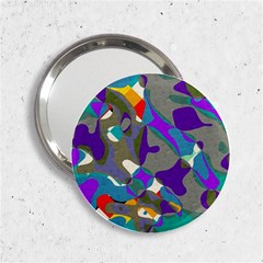 Blue Purple Shapes                                      2 25  Handbag Mirror by LalyLauraFLM