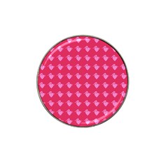 Punk Heart Pink Hat Clip Ball Marker by snowwhitegirl