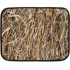 Dry Hay Texture Fleece Blanket (mini) by FunnyCow