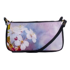 Pink Mist Of Sakura Shoulder Clutch Bags by FunnyCow