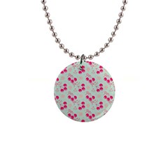 Bubblegum Cherry Button Necklaces by snowwhitegirl