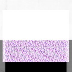 Silly Stripes Lilac Rectangular Jigsaw Puzzl by snowwhitegirl