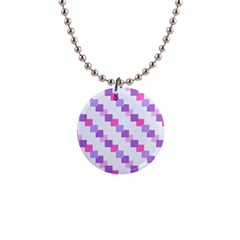 Geometric Squares Button Necklaces by snowwhitegirl