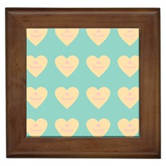 Teal Cupcakes Framed Tiles by snowwhitegirl