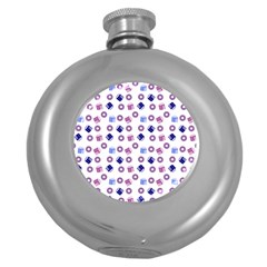 Milk And Donuts Round Hip Flask (5 Oz) by snowwhitegirl