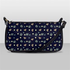 Blue Milk Hearts Shoulder Clutch Bags by snowwhitegirl