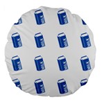 Milk Carton Large 18  Premium Flano Round Cushions Front