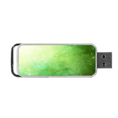 Galaxy Green Portable Usb Flash (two Sides) by snowwhitegirl