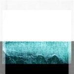 Green Ocean Splash Rectangular Jigsaw Puzzl Front