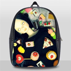 Food School Bag (large) by snowwhitegirl