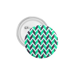 Zigzag Chevron Pattern Green Grey 1 75  Buttons by snowwhitegirl