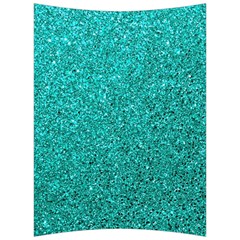 Aqua Glitter Back Support Cushion by snowwhitegirl