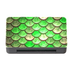 Green Mermaid Scale Memory Card Reader With Cf by snowwhitegirl