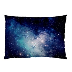 Nebula Blue Pillow Case (two Sides) by snowwhitegirl