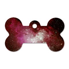 Nebula Red Dog Tag Bone (one Side) by snowwhitegirl