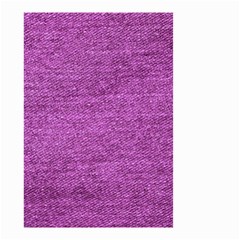 Purple Denim Small Garden Flag (two Sides) by snowwhitegirl